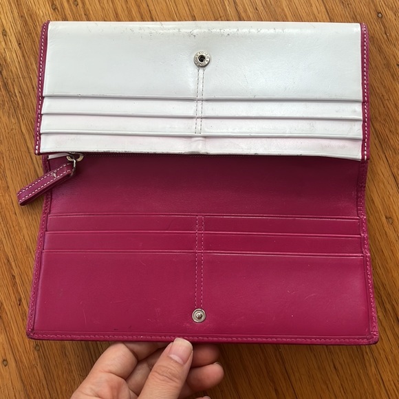 Vintage Rare Limited Edition Spring Coach Butterfly Embroidered Long Wallet! - Picture 3 of 9